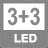 3+3 Power LED